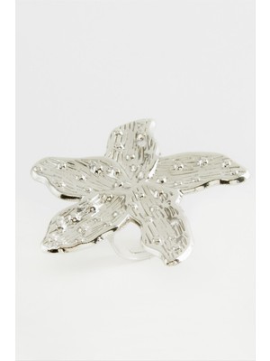 DS LLC Çiçek Metal Yüzük DLLSRSBJ34