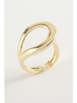 DS LLC Oval Metal Yüzük DLLSRSBJ34