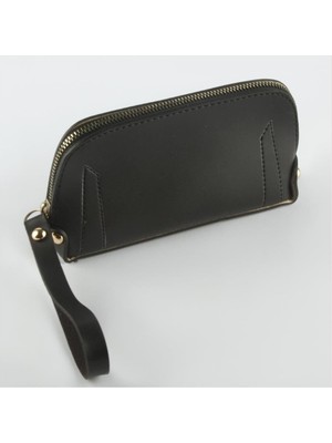 DS LLC Siyah Dikdörtgen Deri Cüzdan DLLSRSBJ34