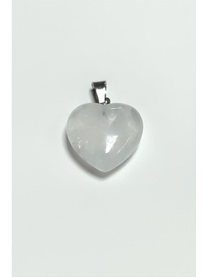 DS LLC Kuvars Kalpli Doğaltaş Kolye Ucu Küçük 1,5 cm DLLSRSBJ34