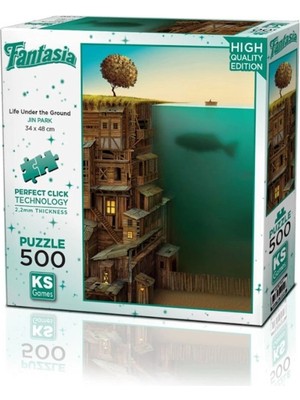 SHC4200 Bfs 20045 Yer Altında Yaşam 500 Parça Puzzle -Nessiworld Puzzle