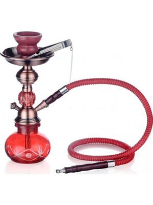 DS LLC Ieg ™ Küçük Boy Taşınabilir Nargile Takımı - Kırmızı DSLLCRS-IEGK34