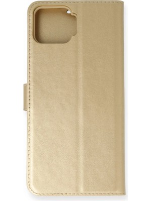 Mey İthalat Bfs   A73 Kılıf Trend S Plus Kapaklı Kılıf - Gold