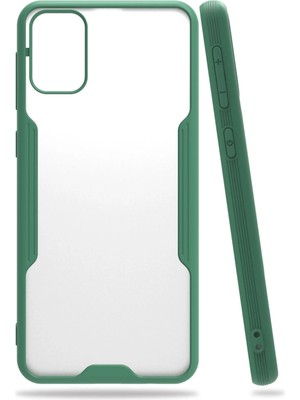 Mey İthalat Bfs  Samsung Galaxy M31 Kılıf Platin Silikon - Yeşil