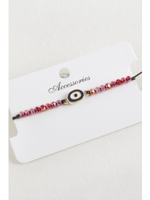 DS LLC Nazar Kristal Makrome Ip Bileklik DLLSRSBJ34