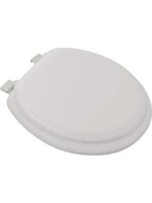 DS LLC Ieg ™ Yumuşak Puf Süngerli Ergonomik Rahat Beyaz Renk Klozet Kapağı DSLLCRS-IEGK34