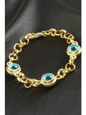 DS LLC Nazar Camgöz Zincir Bileklik DLLSRSBJ34