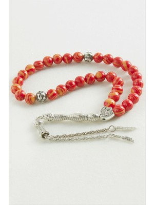 DS LLC Akik Doğaltaş Tesbih 8 mm DLLSRSBJ34