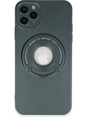 Mey İthalat Bfs  iPhone 12 Pro Max Kılıf Lukka Magneticsafe Kapak - Koyu Yeşil