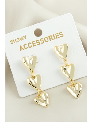 DS LLC Kalp Trend Metal Küpe DLLSRSBJ34