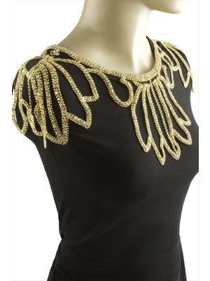 DS LLC Çiçek Omuz Kolyesi DLLSRSBJ34