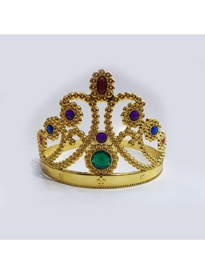 DS LLC Ieg™ Prenses Parti Tacı Altın Rengi  DCLLS-RSTK345