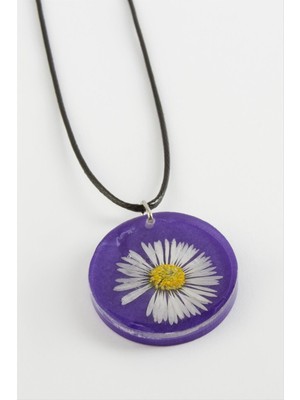 DS LLC Papatya Epoksi Kolye DLLSRSBJ34