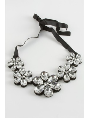 DS LLC Papatya Taşlı Yaka Kolye DLLSRSBJ34