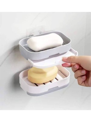 DS LLC Ieg™ Çift Katlı Drenajlı Sabunluk  DCLLS-RSTK345