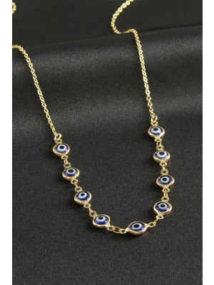 DS LLC Nazarlı Mineli Kolye DLLSRSBJ34