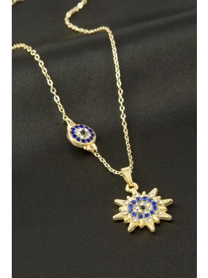 DS LLC Yıldız Nazar Şans Kolye DLLSRSBJ34