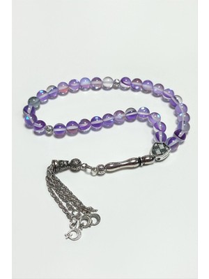 DS LLC Neon Kuvars Doğaltaş Tesbih 8 mm DLLSRSBJ34