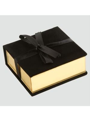 DS LLC Kurdale Kadife Ahşap Lüx Kelepçe Bileklik Kutusu DLLSRSBJ34