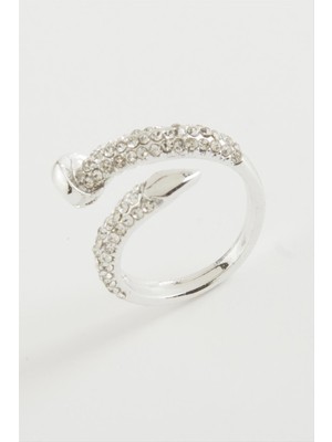 DS LLC Çivi Zirkon Taşlı Yüzük DLLSRSBJ34