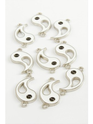 DS LLC Yin Yang Çift Kulp Mineli Bileklik ve Kolye Ucu Aparatı 1 Adet DLLSRSBJ34