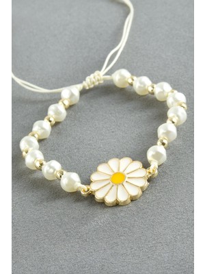 DS LLC Papatya Inci Bileklik DLLSRSBJ34