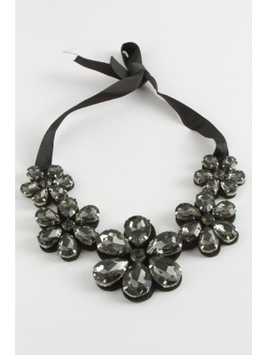 DS LLC Papatya Taşlı Yaka Kolye DLLSRSBJ34