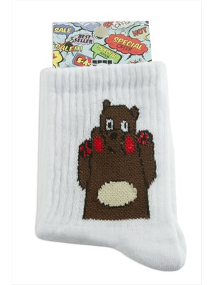 DS LLC Ayıcık Kolej Çorap 8*28 DLLSRSBJ34