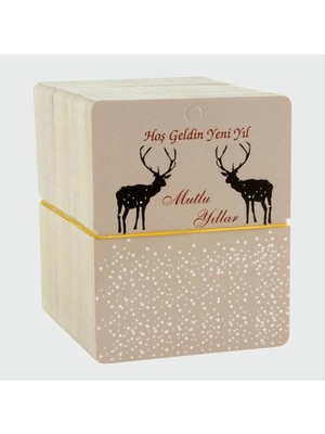 DS LLC Mutlu Yıllar Bileklik Kartı 200 Adet DLLSRSBJ34