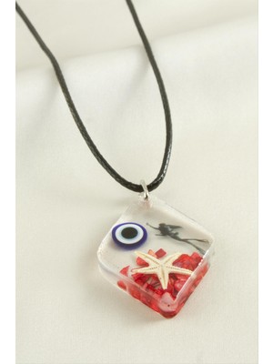 DS LLC Deniz Yıldızı Epoksi Kolye DLLSRSBJ34