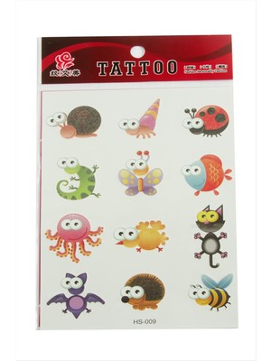 DS LLC Hayvancık Tattoo Dövme Sticker DLLSRSBJ34