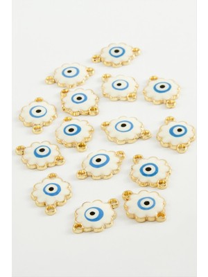 DS LLC Çiçek Çift Kulplu Mineli Bileklik ve Kolye Ucu Aparatı 1 Adet DLLSRSBJ34