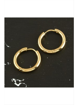 DS LLC Çelik Halka Küpe 1,5 cm DLLSRSBJ34