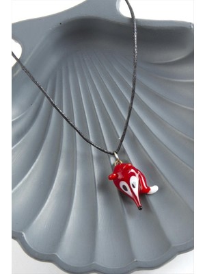 DS LLC Tilki Cam Kolye DLLSRSBJ34