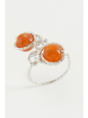 DS LLC Ceyt Doğal Taşlı Yüzük DLLSRSBJ34