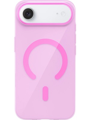Mey İthalat Bfs  Apple iPhone 17 Air Pc Blank Magsafe Kapak - Pembe