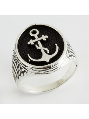 DS LLC Çapa Metal Erkek Yüzük DLLSRSBJ34