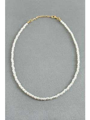 DS LLC 5 mm Silindir Inci Kolye DLLSRSBJ34