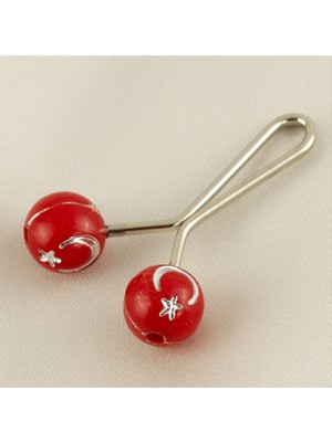 DS LLC Ay Yıldız Figürlü Yuvarlak Klipsi Firkete DLLSRSBJ34