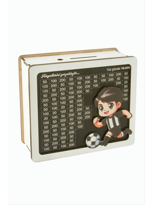 DS LLC Taraftar Parabox 10.000 Tl Kumbara Para Biriktirme Kutusu DLLSRSBJ34