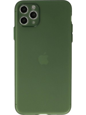 Mey İthalat Bfs  iPhone 11 Pro Max Kılıf Puma Silikon - Yeşil