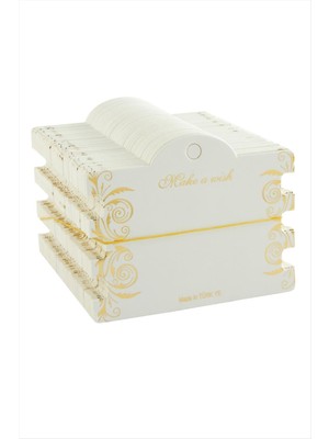 DS LLC 3'lü Yaldızlı Kalın Bileklik Kartı 100 Adet DLLSRSBJ34