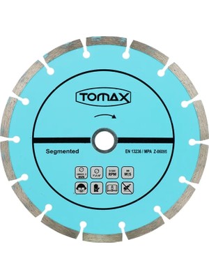 DS LLC Ieg ™ Segmentli Elmas Beton Kesici Disk - 180X2,2X22 DSLLCRS-IEGK34