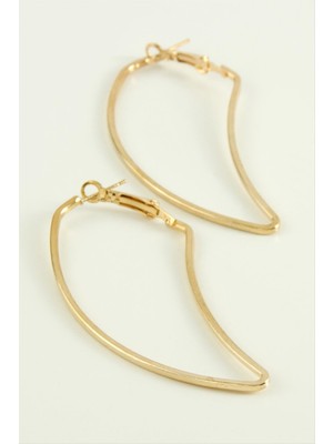 DS LLC Kulak Halka Küpe 5,5 cm DLLSRSBJ34