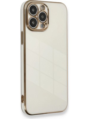 Mey İthalat Bfs  iPhone 13 Pro Max Kılıf Volet Silikon - Beyaz