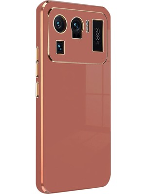 Mey İthalat Bfs  Xiaomi Mi 11 Ultra Kılıf Volet Silikon - Kırmızı