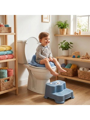 DS LLC Ieg™ Mavi Kulplu Çocuk Klozet Adaptörü  DCLLS-RSTK345