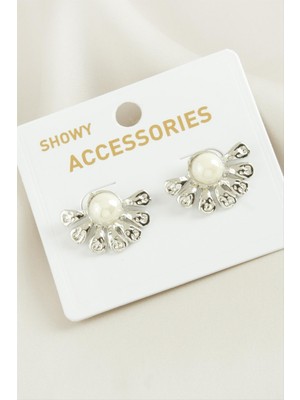 DS LLC Çiçek Trend Inci Küpe DLLSRSBJ34