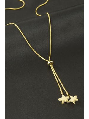 DS LLC Yıldız Çelik Kolye DLLSRSBJ34