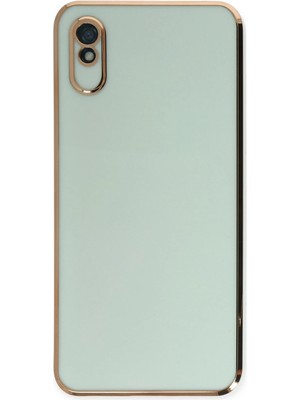 Mey İthalat Bfs  Xiaomi Redmi 9A Kılıf Volet Silikon - Açık Yeşil
